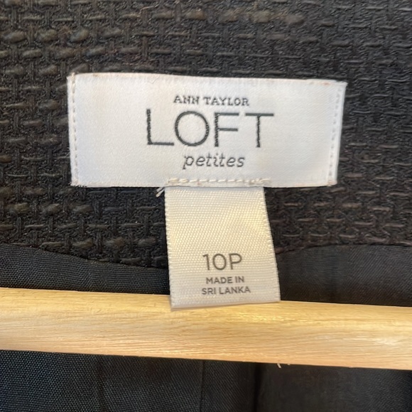 Loft Petites Black Textured Blazer - Picture 6 of 8